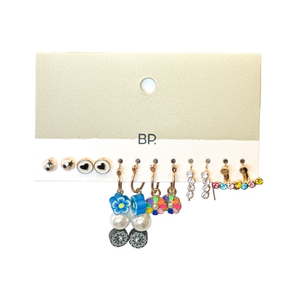 BP. 6 Pair Earring Set - Gold - NWT - Picture 1 of 1